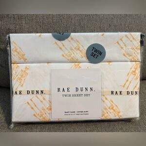 Rae Dunn Skeleton Halloween Twin Sheet Set